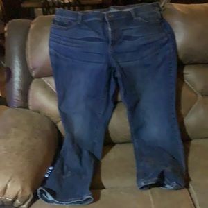 St John’s Bay straight leg blue jeans size 20